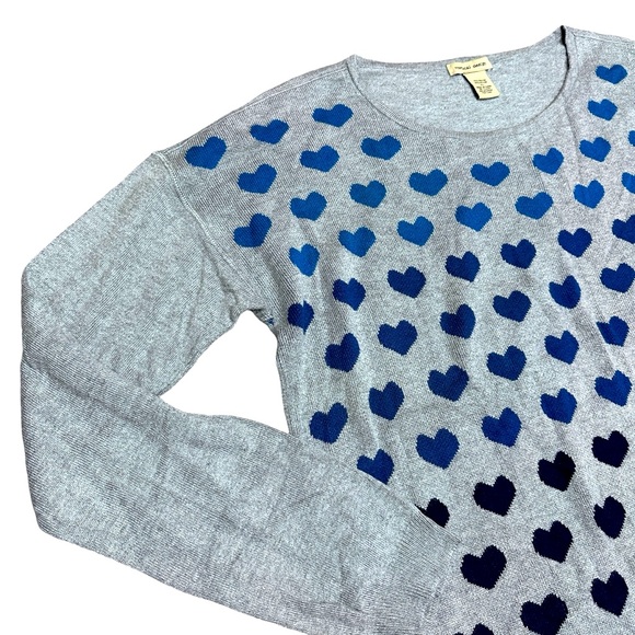 Vertical Design Hearts Shades of Blue (XL -XXL) - Picture 4 of 6